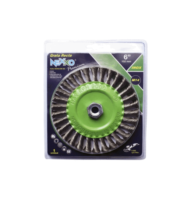 20250802_183940_0000 GRATA CIRCULAR PLANA TRENZADA DE ACERO INOX 6”